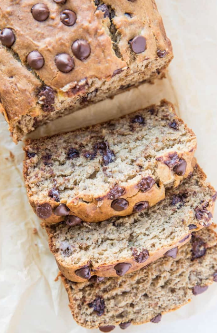 GF Banana Chocolate Chip Loaf